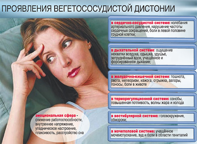 Вегетососудистая дистония у взрослых симптомы и диагностика